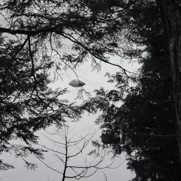 A UFO flying in the sky.